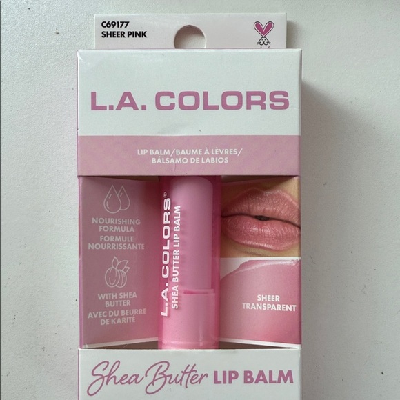 L.A. Colors Shea Butter Lip Balm Collection - Peach, Pink, Red - Picture 5 of 6
